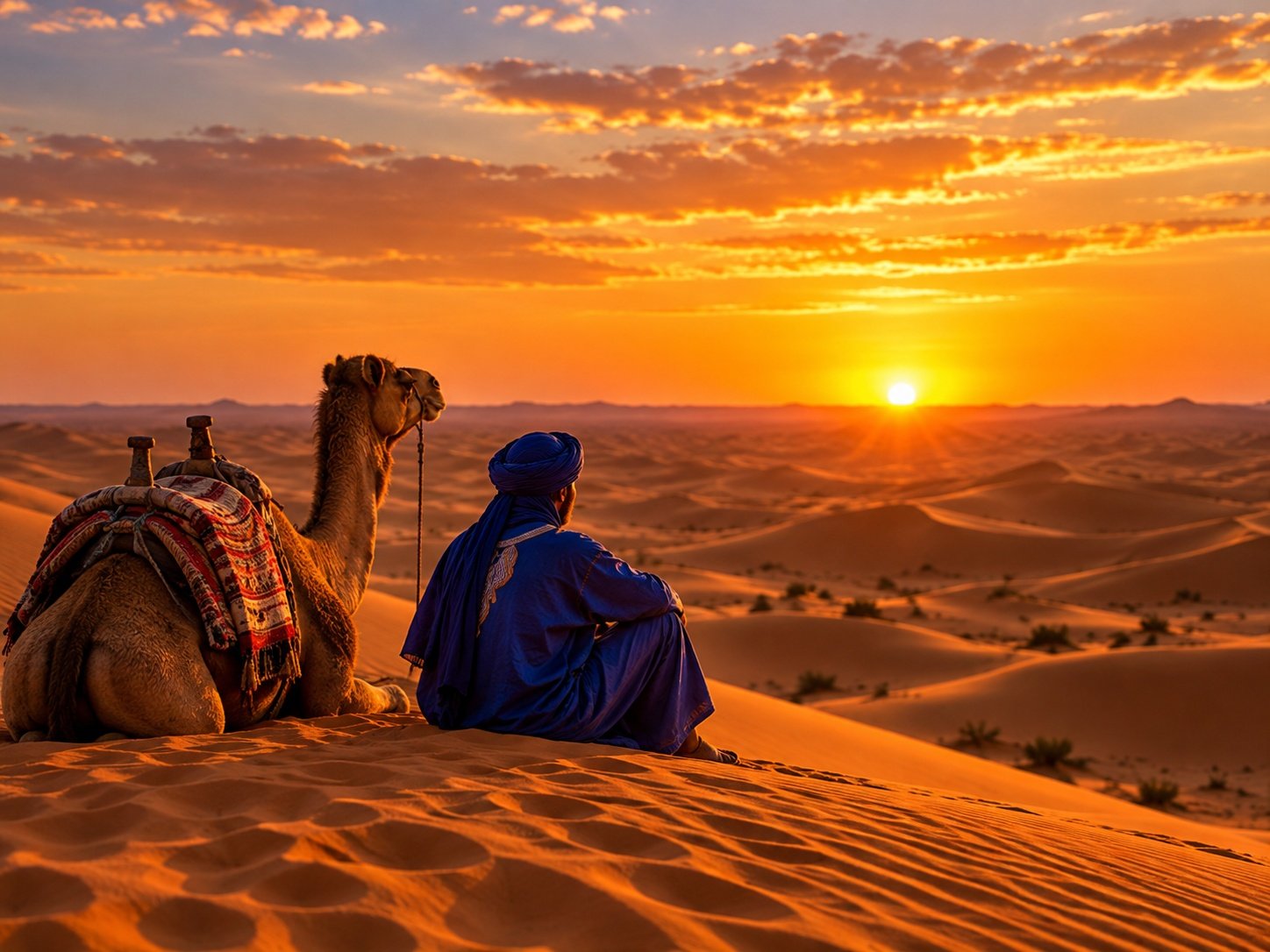 Erg Chigaga Desert desert landscape