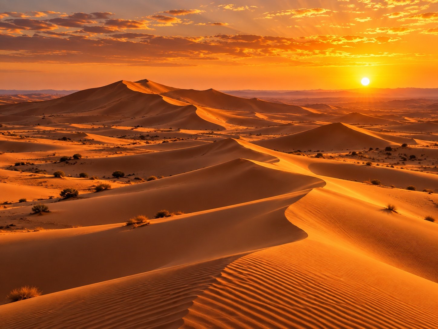 Sunrise in Erg Chebbi — Marrakech to Merzouga