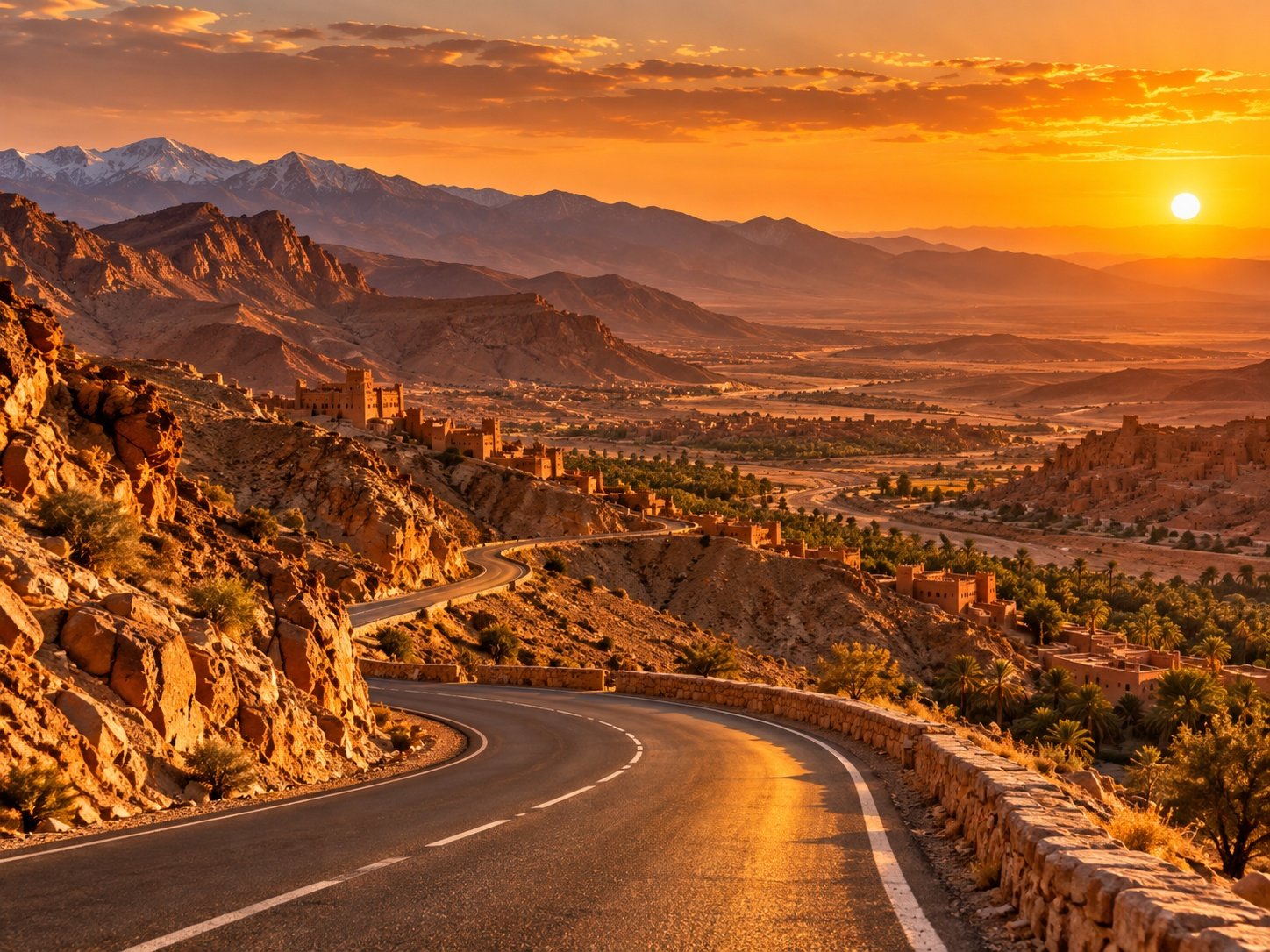 Marrakech to Merzouga travel landscape